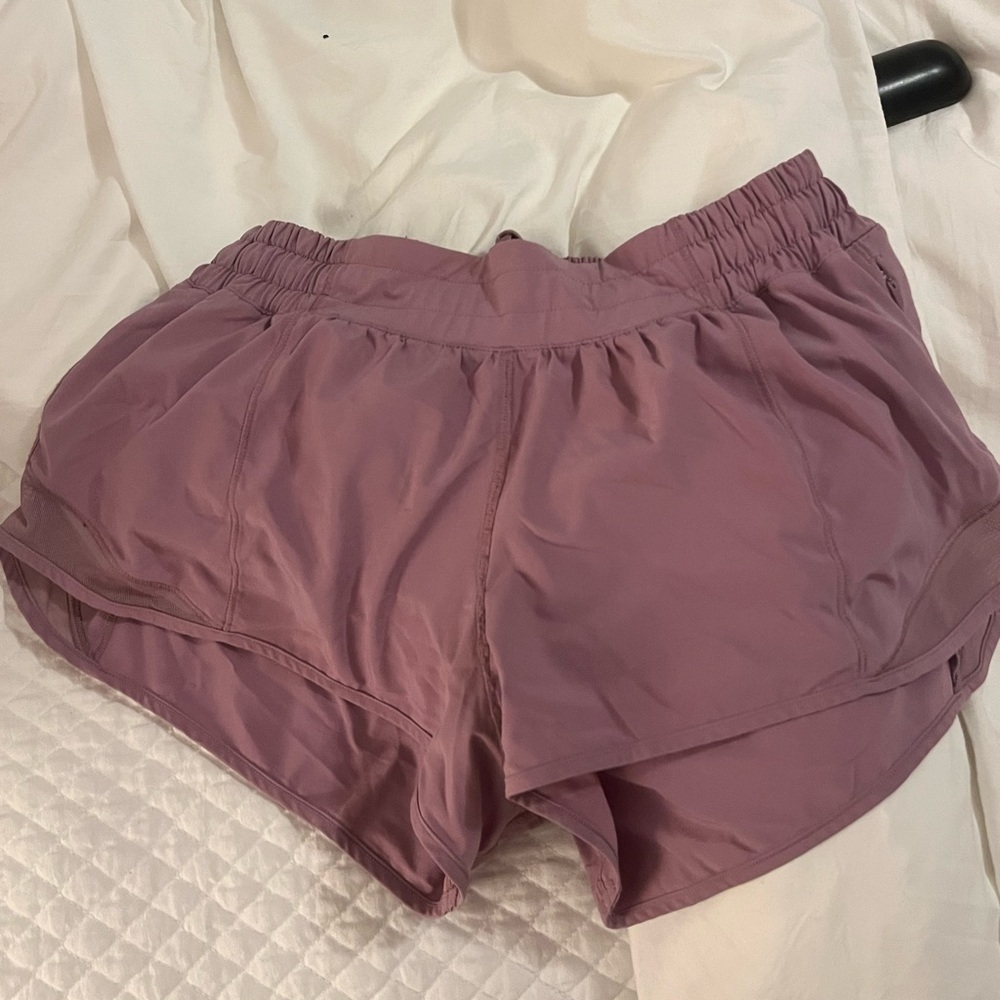 Pink lululemon Hotty hot shorts